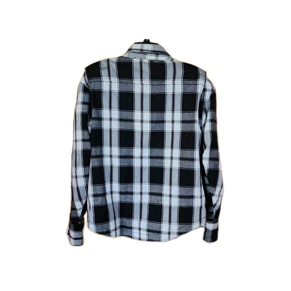 Milwaukee Leather Performance Motorcycle Rider Plaid Flannel Shirt Jacket XL - Picture 2 of 9